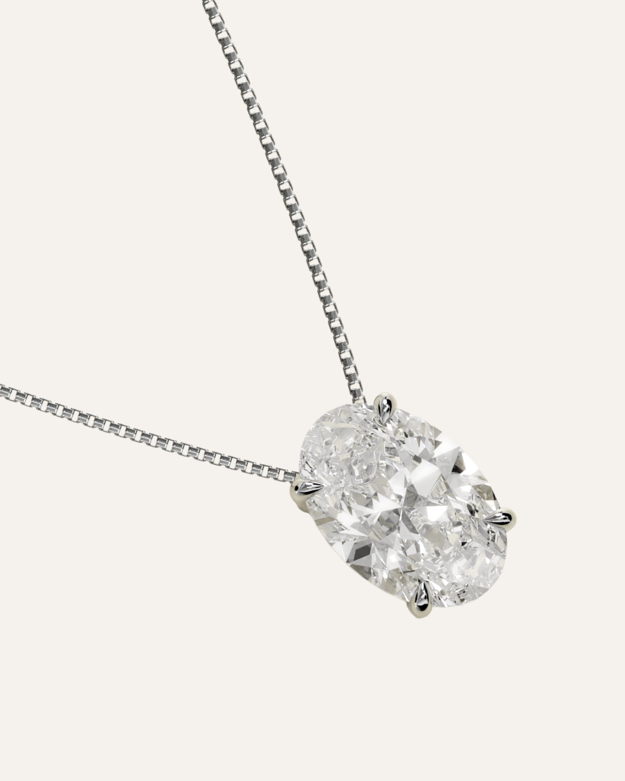 The Oval Floating Pendant