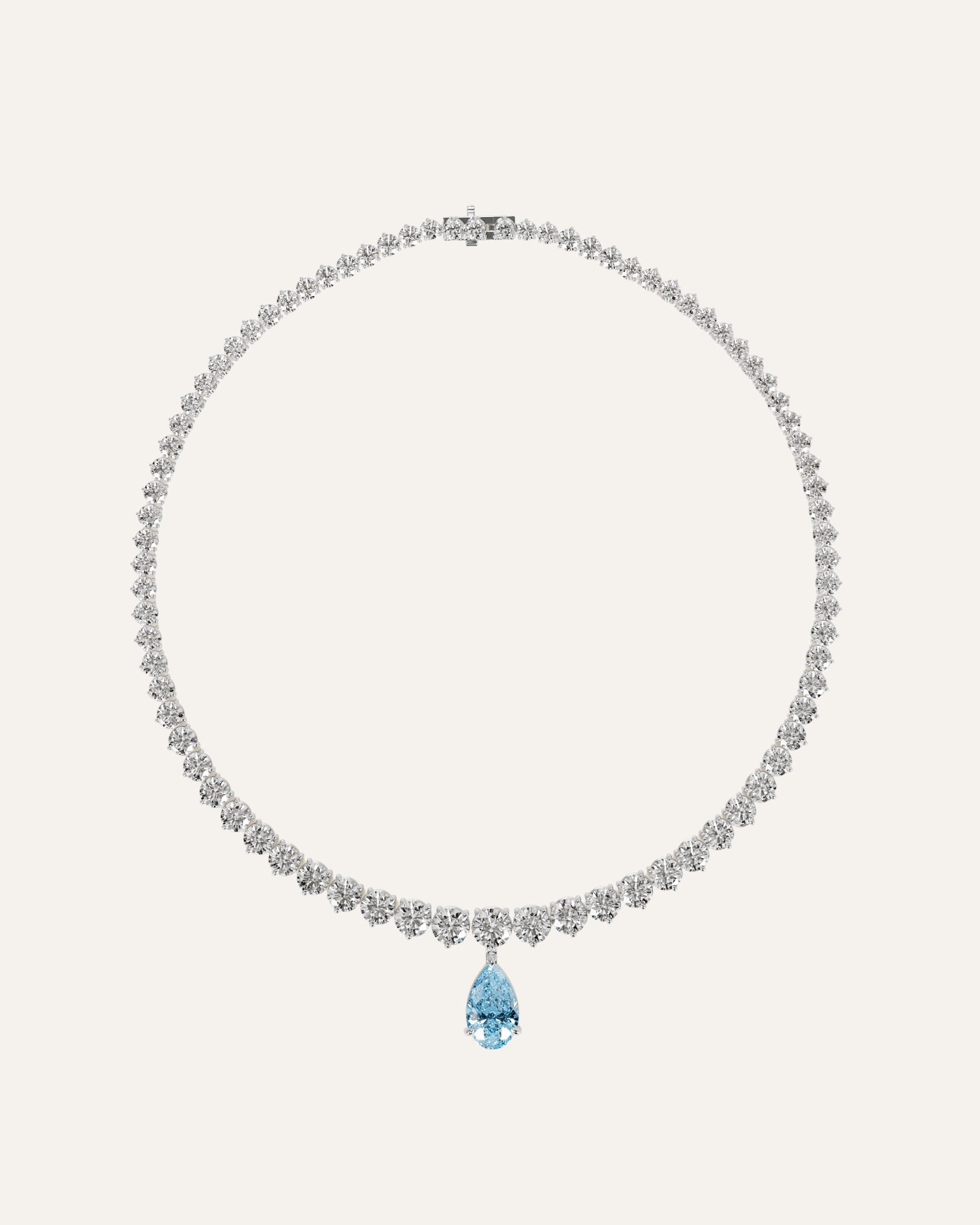 The Blue Pear Pendant
