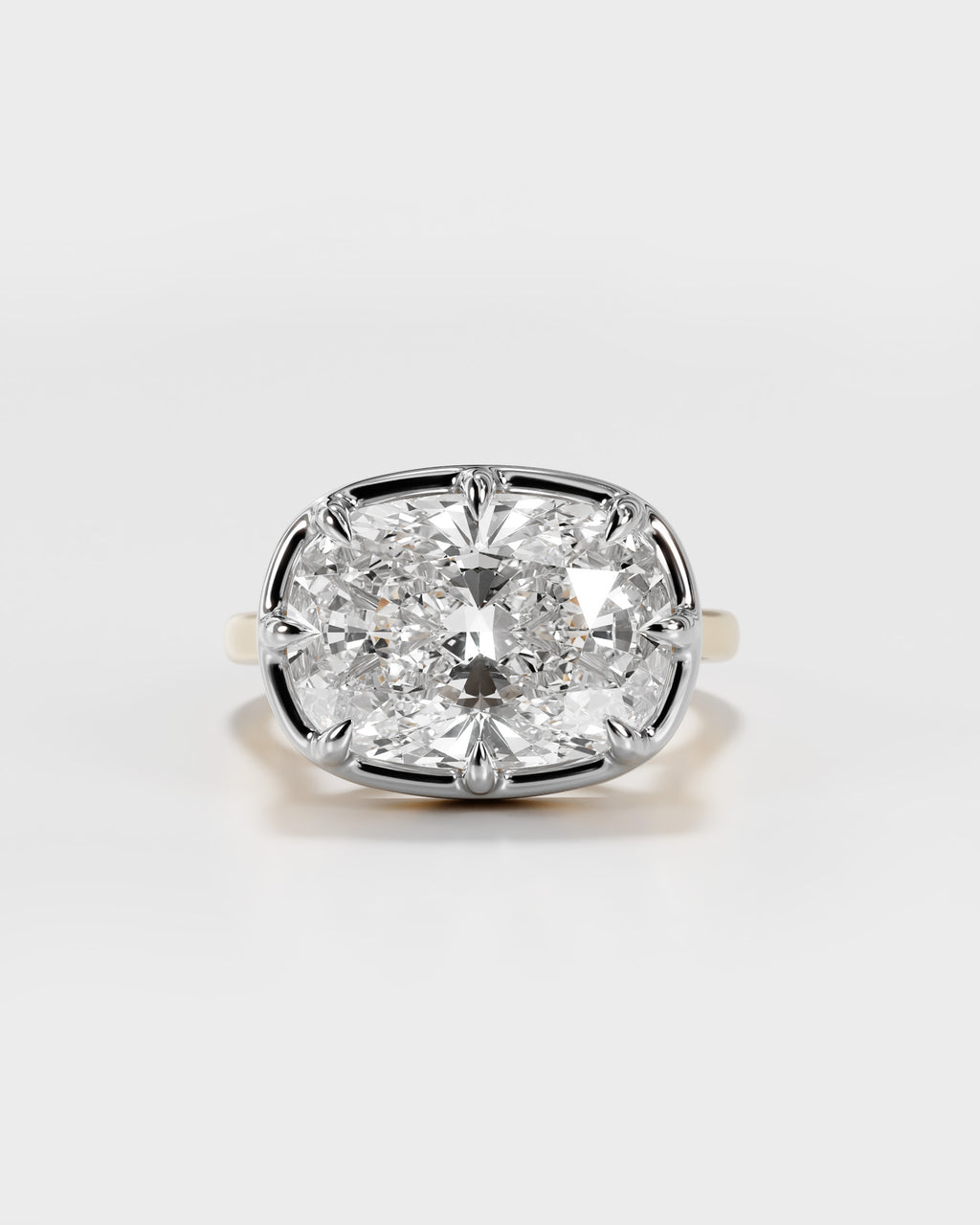 The East/West Cushion Ring
