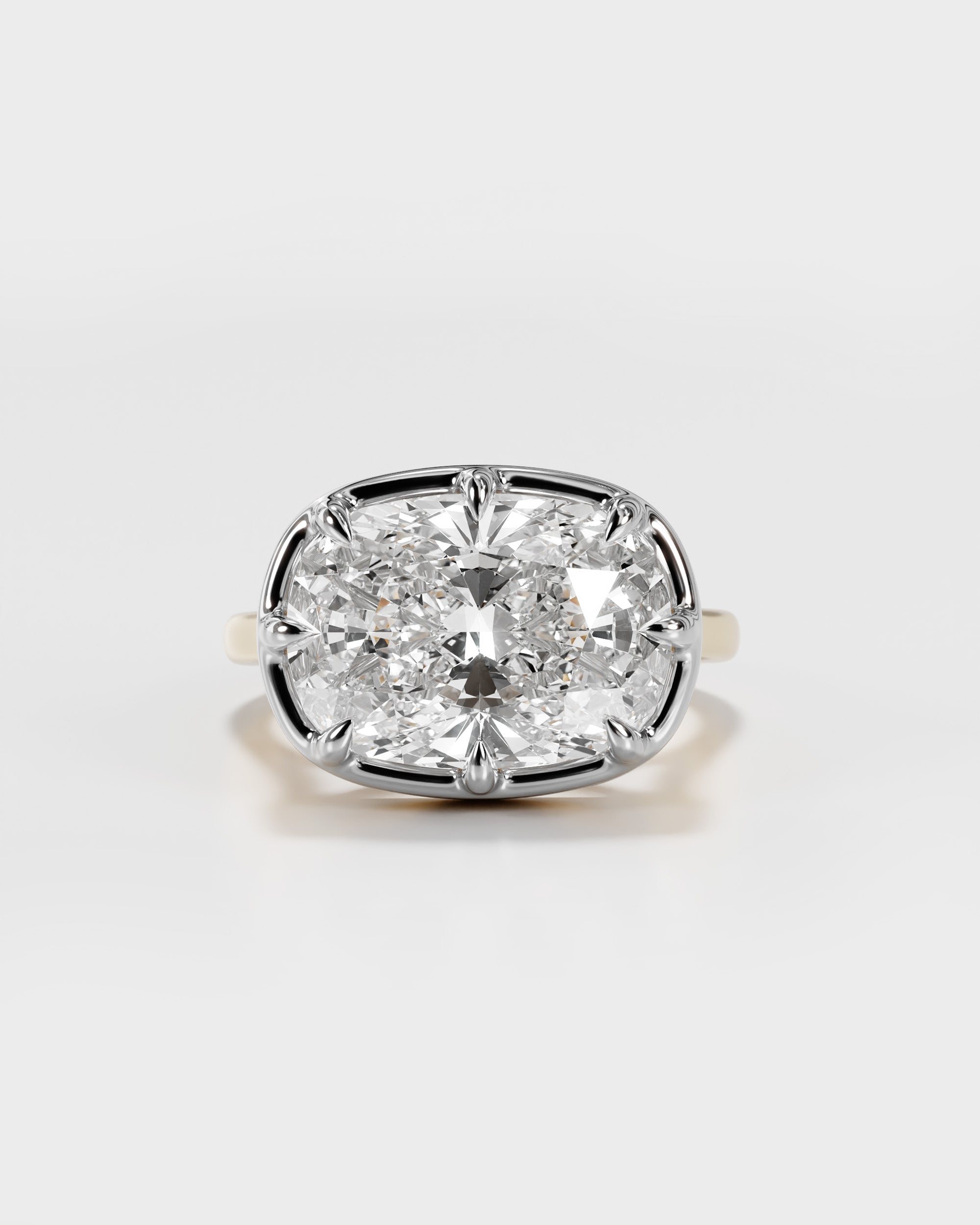 The East/West Cushion Ring