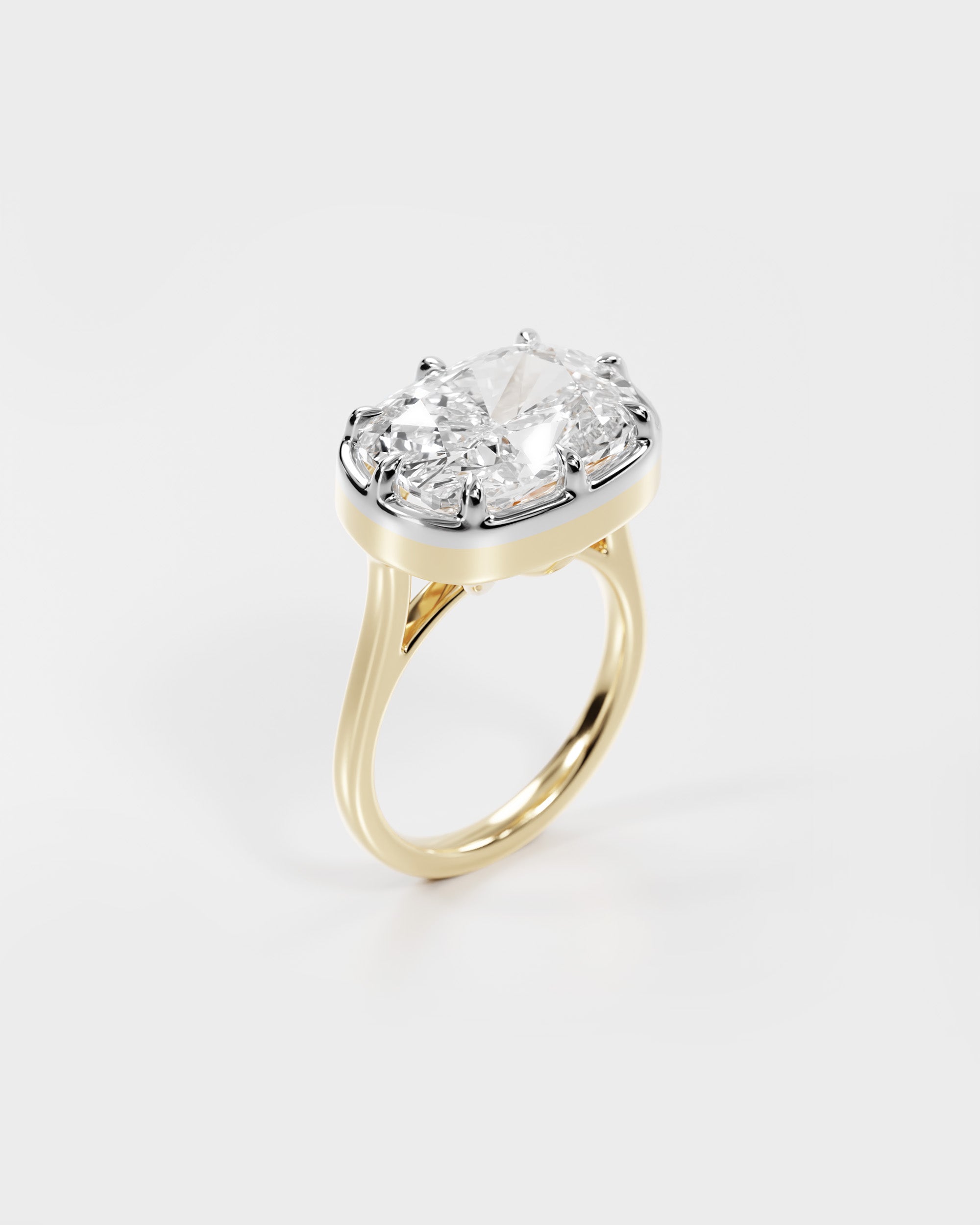 The East/West Cushion Ring
