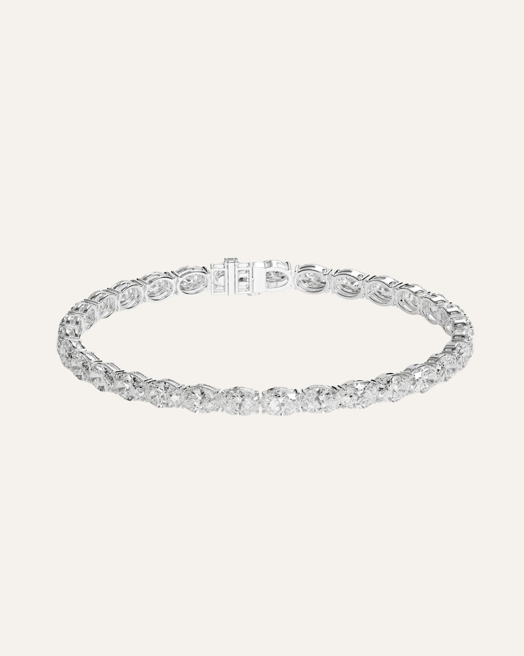 The East/West Oval Tennis Bracelet
