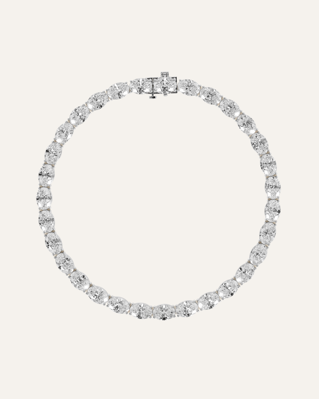 The East/West Oval Tennis Bracelet