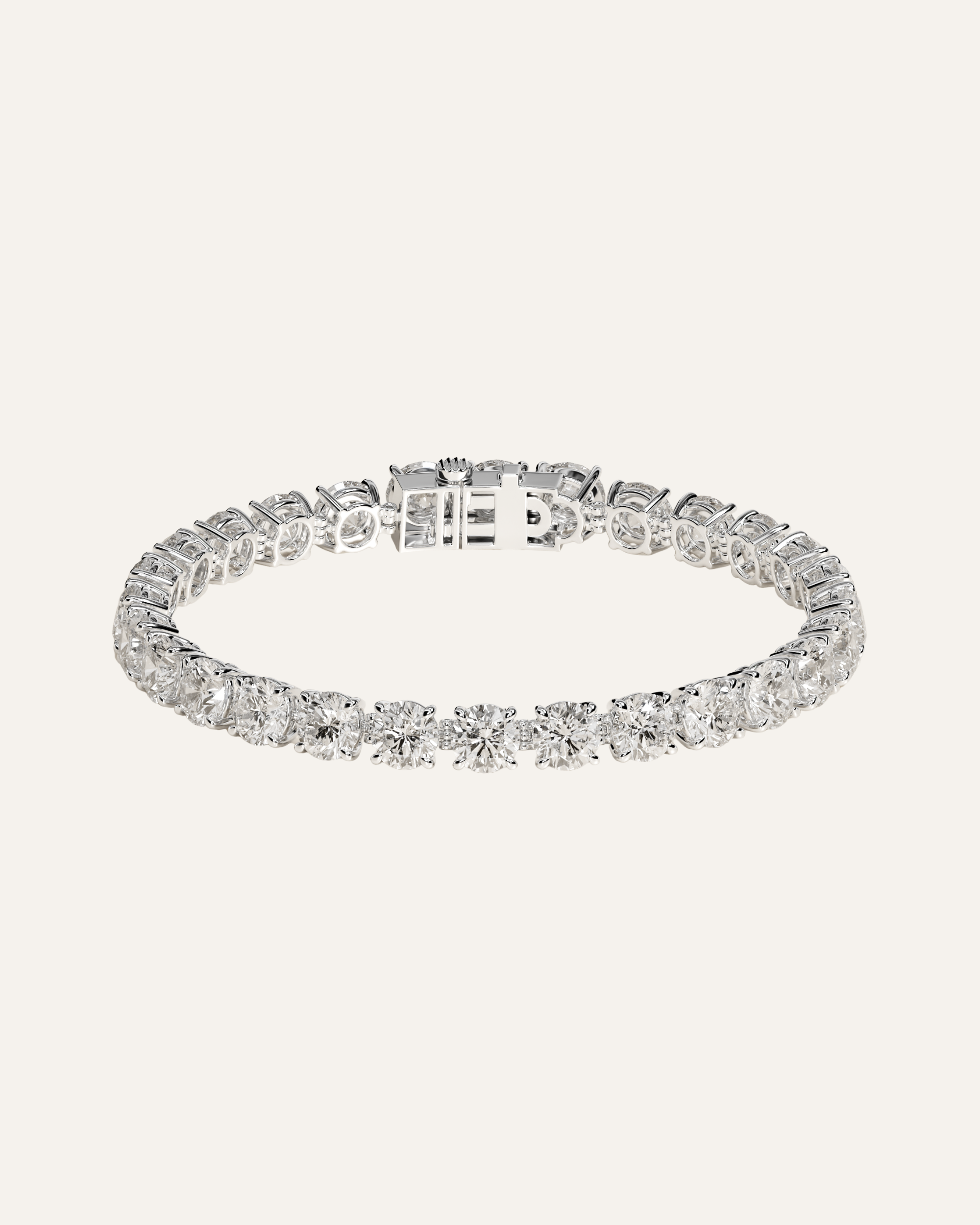 The East/West Oval Tennis Bracelet
