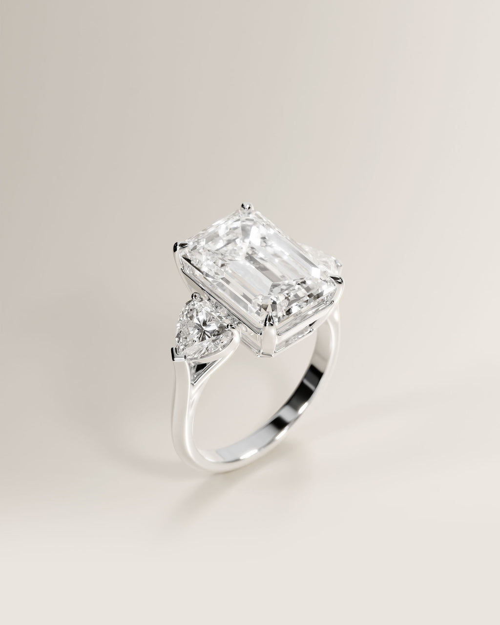 The Emerald Three-Stone Ring