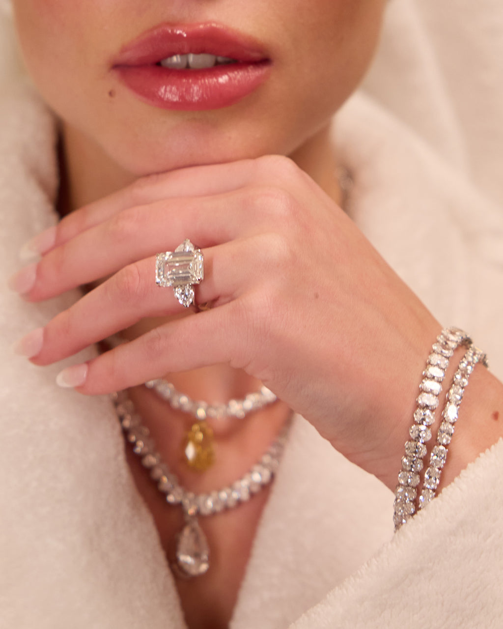 The Emerald Three-Stone Ring