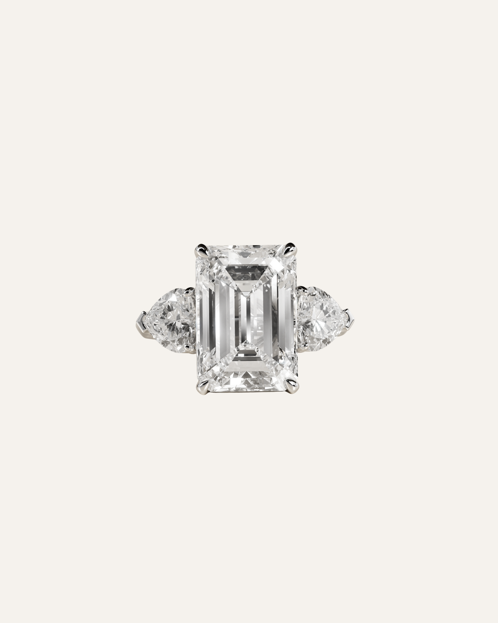 The Emerald Three-Stone Ring