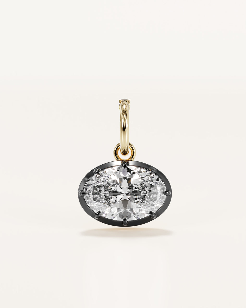 The Georgian Oval Pendant