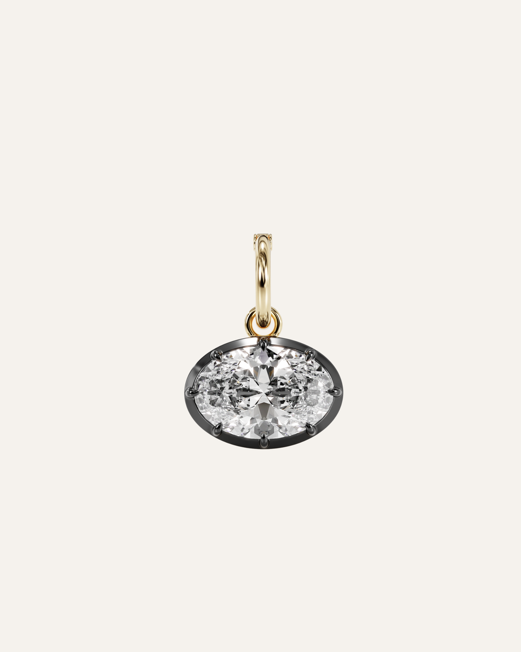 The Georgian Oval Pendant