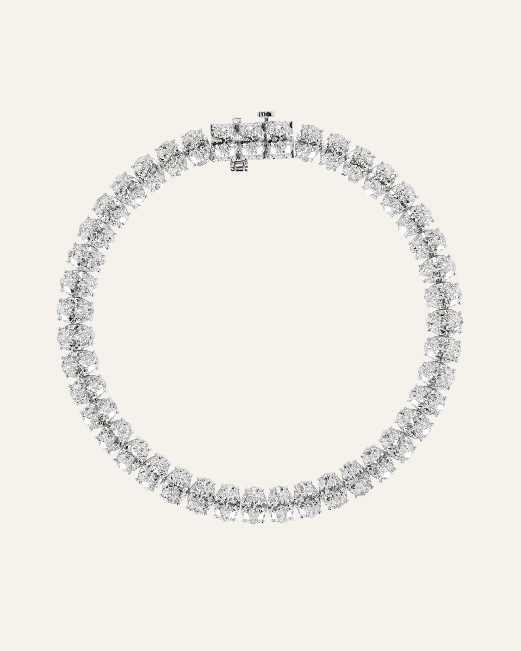 The North/South Oval Tennis Bracelet