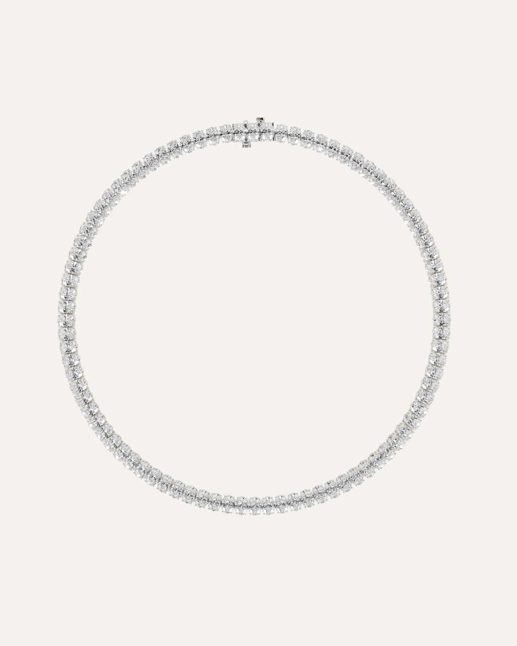 The North/South Oval Tennis Necklace