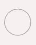 The North/South Oval Tennis Necklace