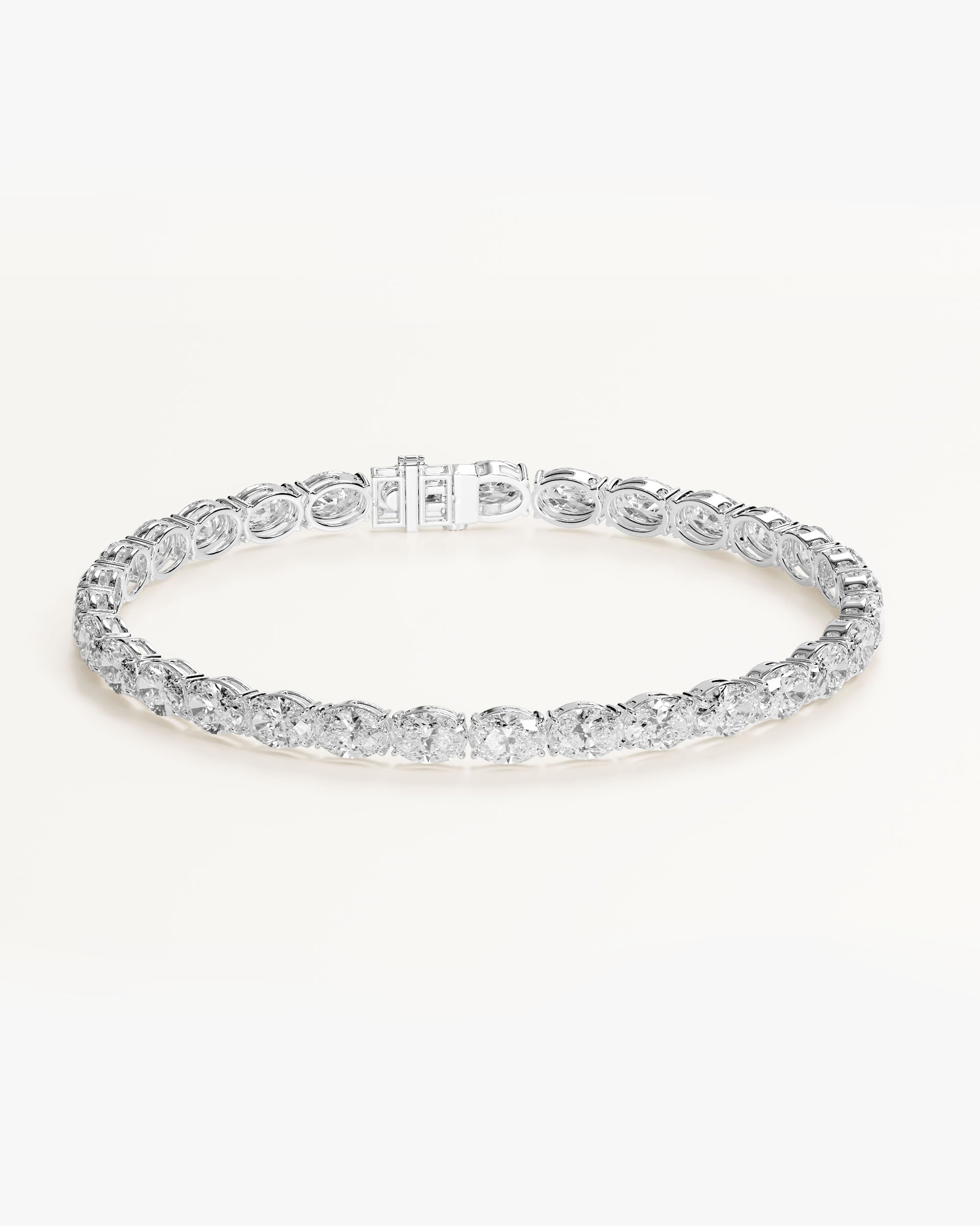 The East/West Oval Tennis Bracelet