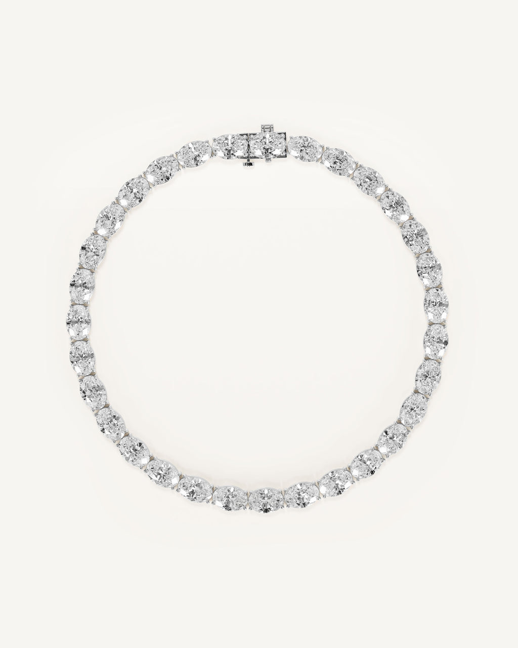 The East/West Oval Tennis Bracelet