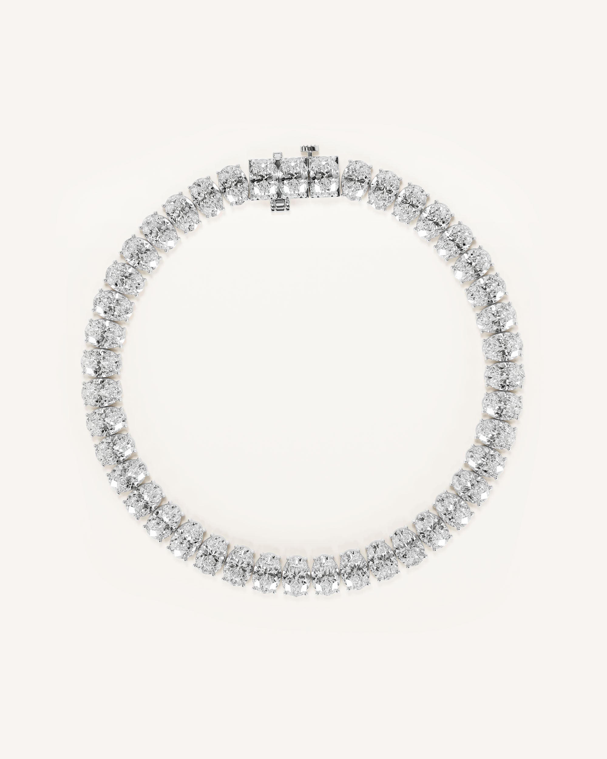 The North/South Oval Tennis Bracelet