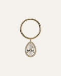 The Pear Flip Ring - Yellow Gold