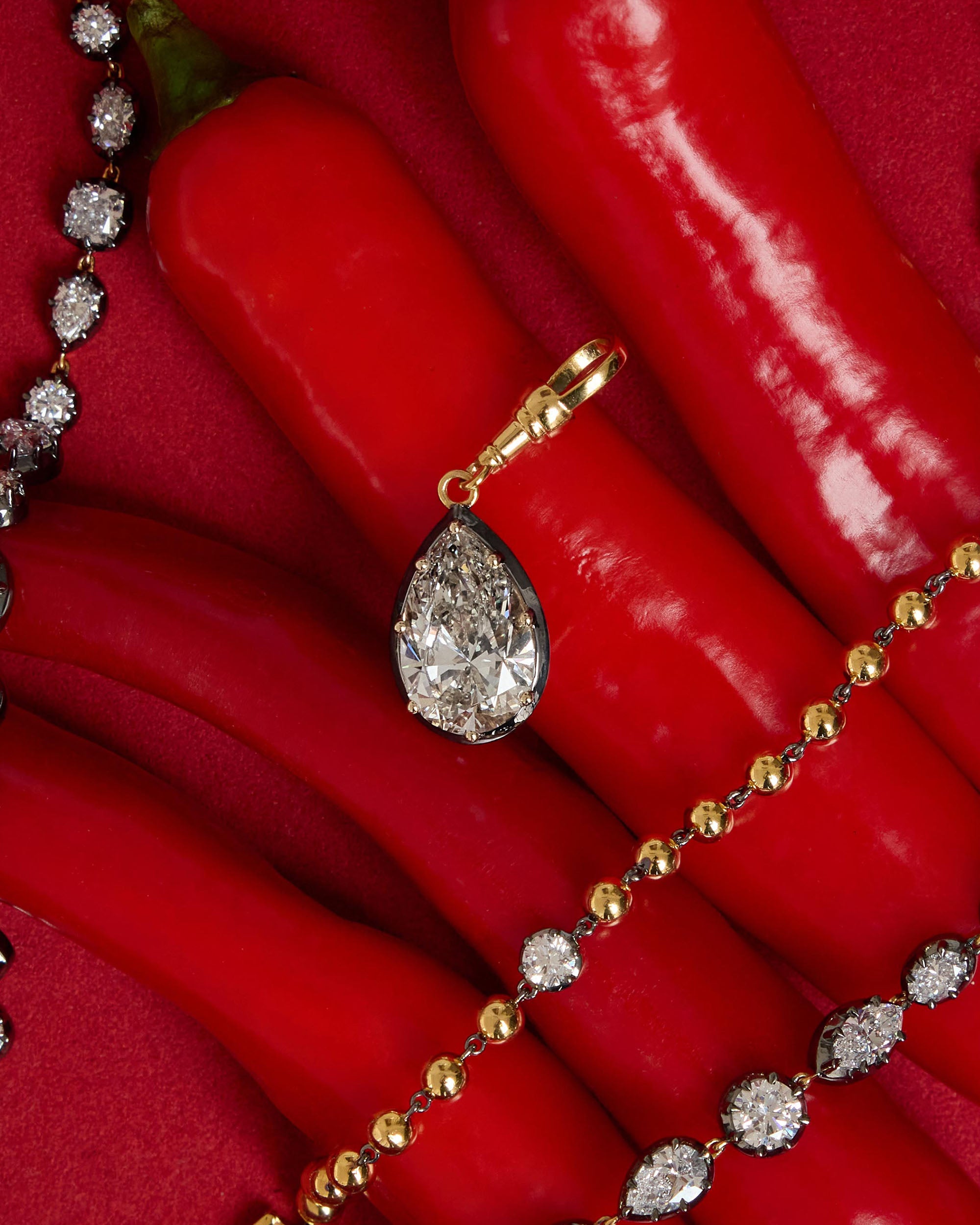The Georgian Pear Pendant