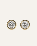 The Round Bezel Studs