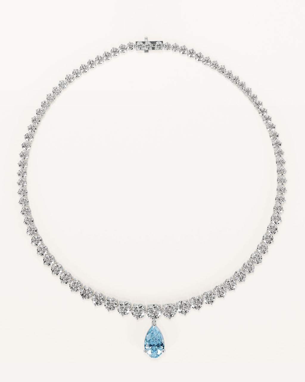 The Blue Pear Pendant