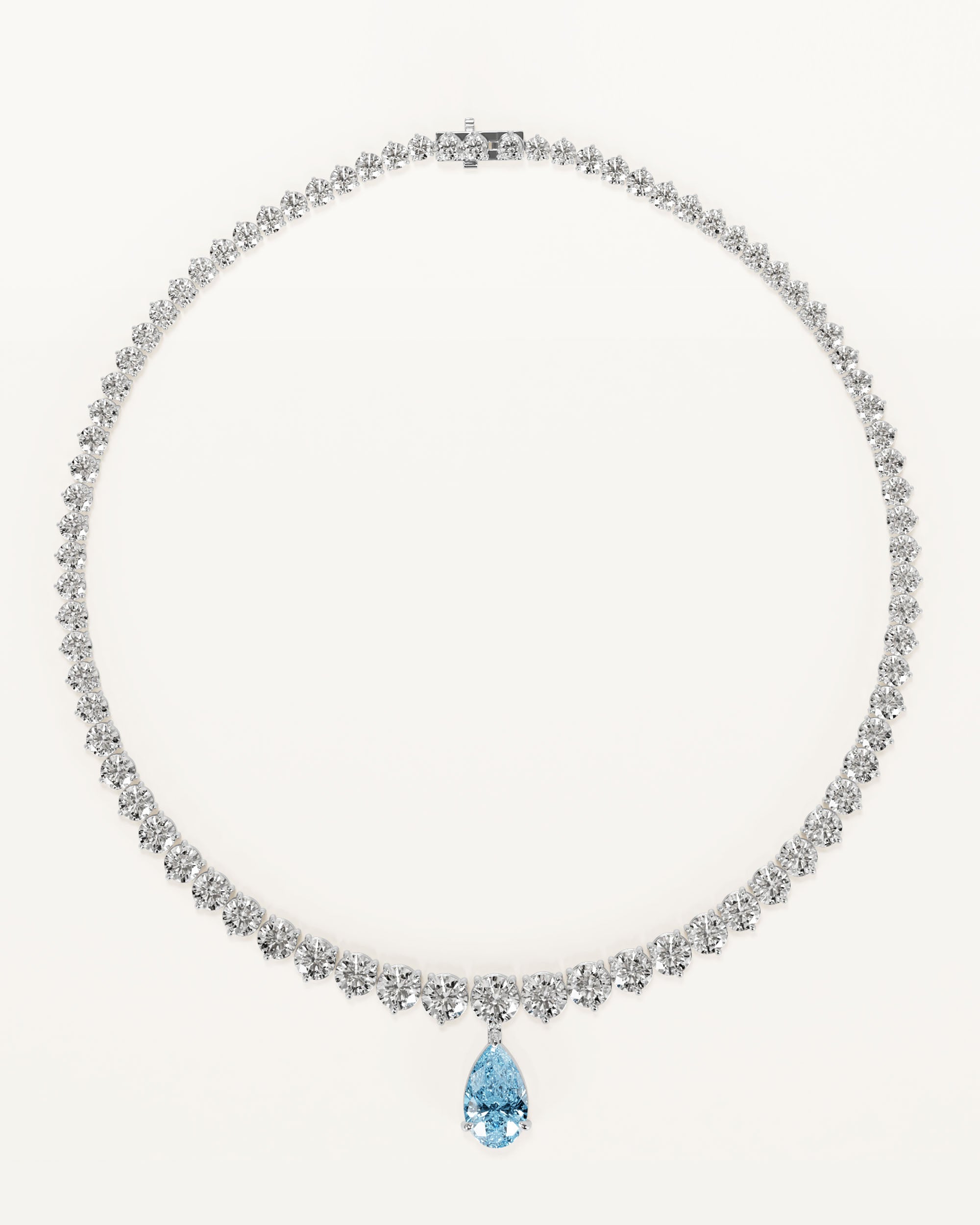 The Blue Pear Pendant