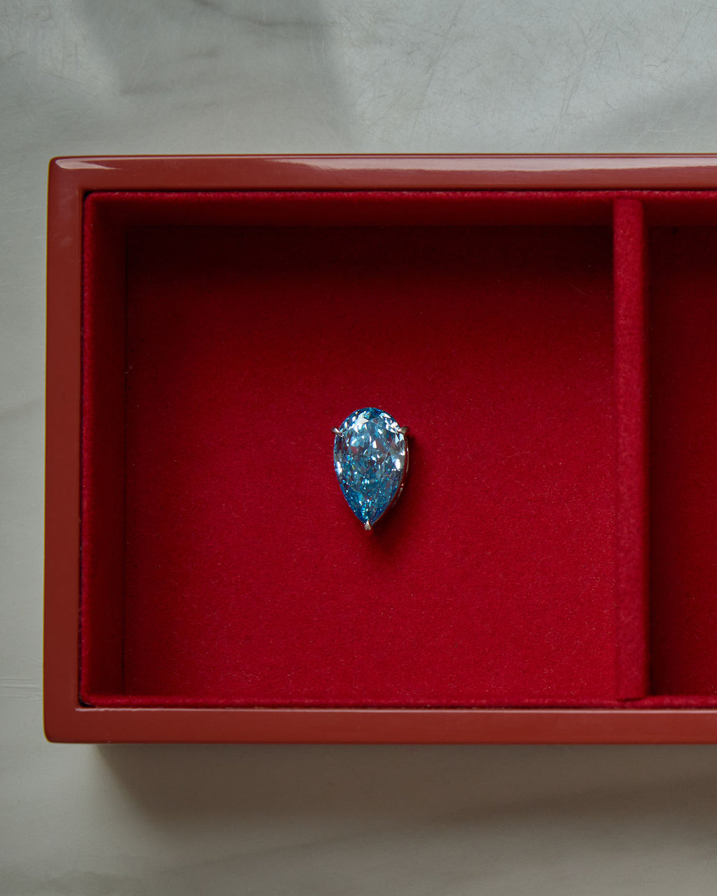 The Blue Pear Pendant