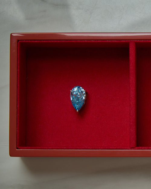The Blue Pear Pendant