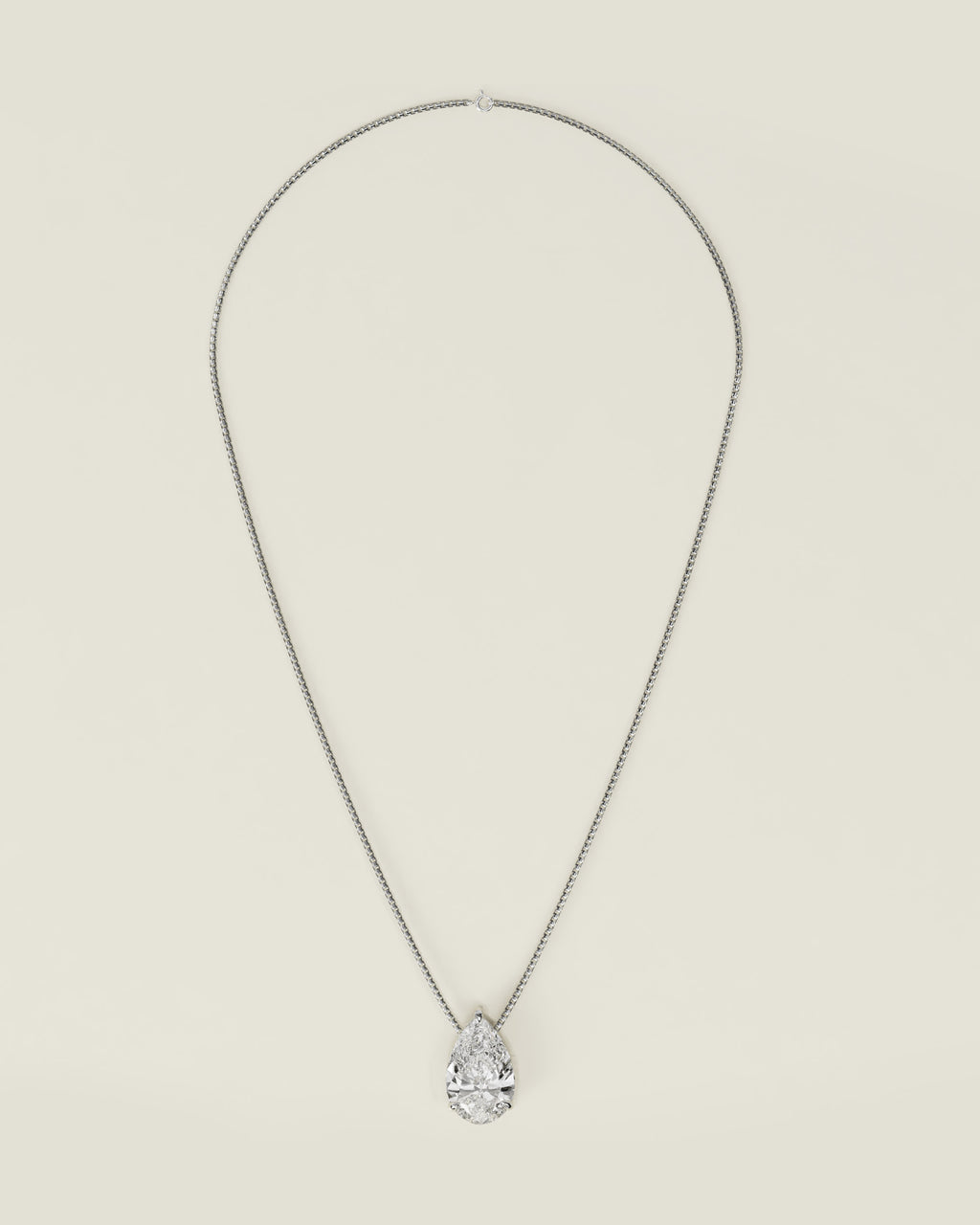 The White Pear Pendant