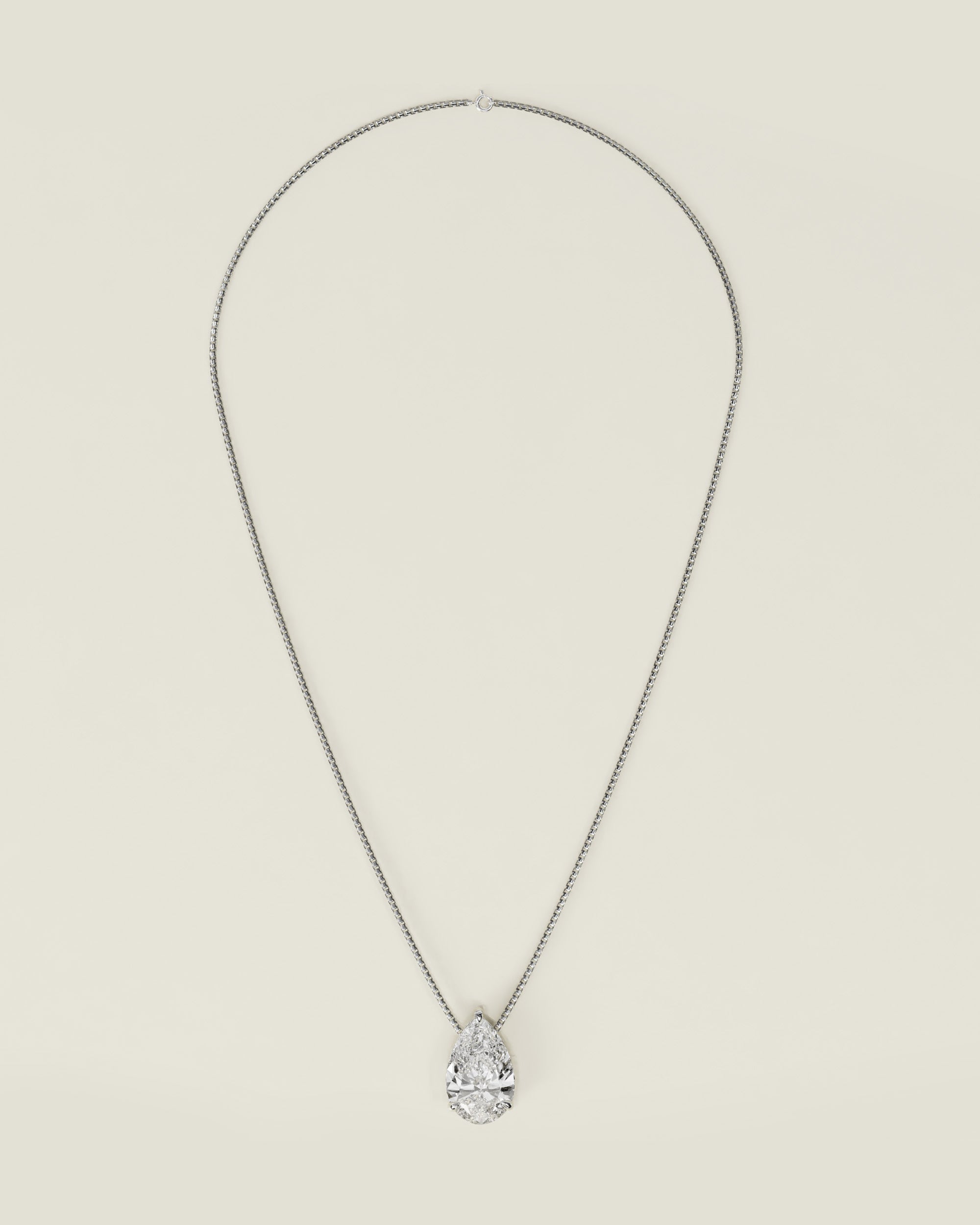 The White Pear Pendant