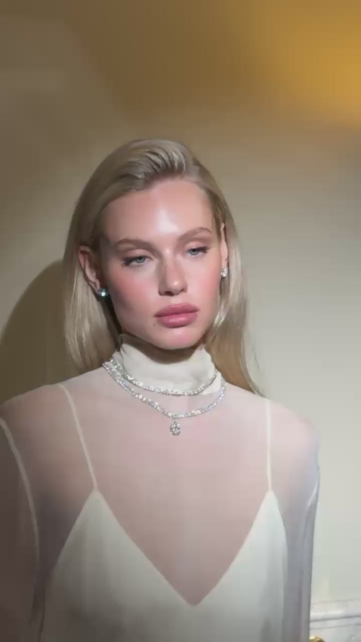 The North/South Oval Tennis Necklace