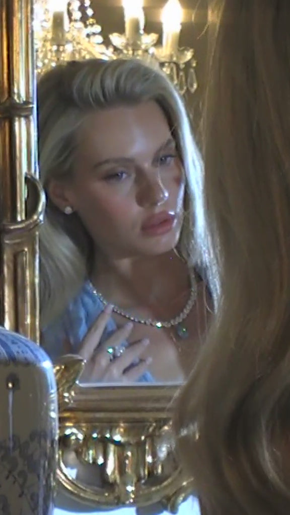 The Blue Pear Pendant