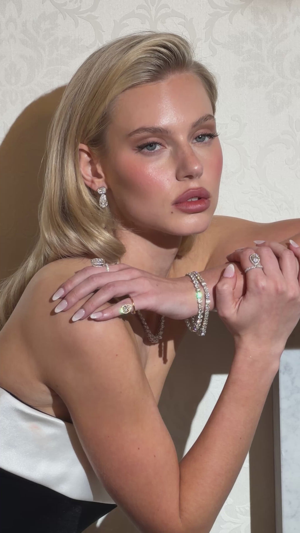 The East/West Oval Tennis Bracelet