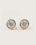 The Round Bezel Studs